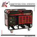 11kw 12kw Niedriger Kraftstoffverbrauch! Mit brandneuen Cums Motor tragbaren Diesel Magnet Generator 15kva